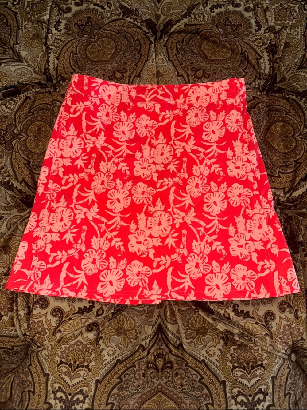 EUC RIP SKIRT Hawaii Paia Maui Hibiscus cover up Medium